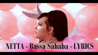 NETTA  Bassa Sababa  LYRICS [upl. by Shoshanna]