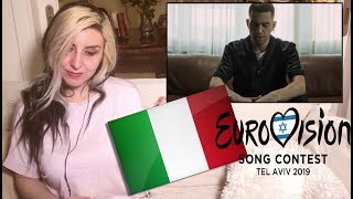 Mahmood  Soldi  Italy  Eurovision 2019  REACTION [upl. by Wesley]