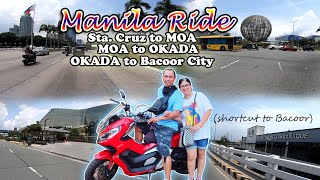 Manila Ride with Team Charm Sta CruzMall of AsiaOkada Bacoor trip foryou fyp manila rider [upl. by Chow]