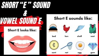 Vowel e Sound  Short E Sound  CVC Words  Vowels  Short e Sound  CVC Words  CVC Words a e i o u [upl. by Guttery]