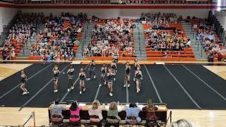 Martinsburg High School at Martinsburg Bulldog Cheerpalooza 2024 [upl. by Eeuqram]