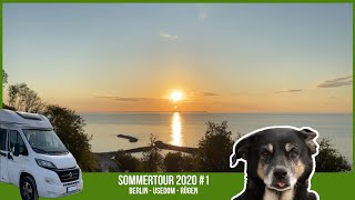 Wohnmobil Sommertour 2020 1  ☀️ Berlin  Usedom  Rügen ⛈ [upl. by Irved]