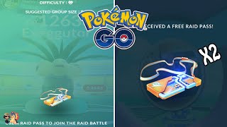 How To Use 2 FREE Raid Passes In 1 Day In Pokémon GO 2017  F2P Strategy [upl. by Bertrand405]