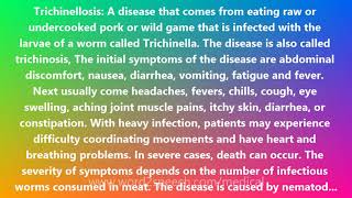 Trichinellosis  Medical Definition and Pronunciation [upl. by Ahgem934]