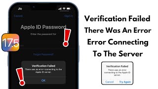 Fix Verification Failed There Was An Error Connecting To The Server [upl. by Eimaral]