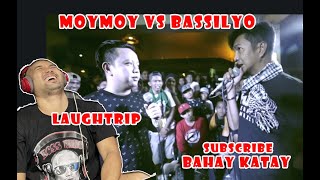 MOYMOY PALABOY VS BASSILYO  JOKE BATTLE  REACTION [upl. by Zawde]