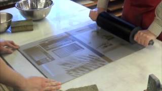 Printing Quality Lithographs Using an Etching Press [upl. by Acenes]