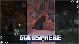 Galosphere Minecraft Mod Showcase  New Cave Biomes Structure amp New Boss  ForgeFabric 1201 [upl. by Shannen]