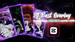 20 Best Free Overlay Package for edits  part 1  kawaii97 [upl. by Zaob529]