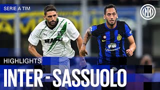 INTER 12 SASSUOLO  HIGHLIGHTS  SERIE A 2324 ⚫🔵🇬🇧 [upl. by Nannah]