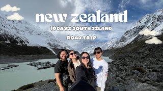 New Zealand vlog ep 1  road trip 🚗 lake tekapo 🌊 mount cook 🗻 queenstown 🛍️ [upl. by Sugirdor648]