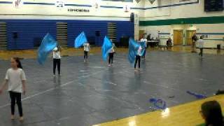 Depoali Middle School Winter Guard 32611 [upl. by Virgie]