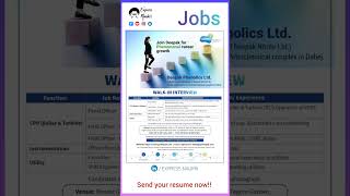 Job opportunities at Deepak Phenolics Ltd  WALKIN INTERVIEW  Join for Phenomenal career growth [upl. by Tterraj]