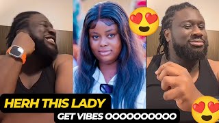 😍 This Lady get vibes oooo 😅 See how she got Odiifuor Kwabena Asiamah flattered whaaat😍🤩 [upl. by Rumpf777]