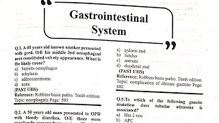 Gastrointestinal system pathology mcqs [upl. by Nawak]