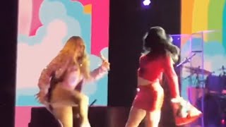 FULL CLIP Mariah Fights Bianca in Her Caution World Tour  Opening Night Dallas Texas 2019 [upl. by Halladba]