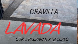 ✅ COMO LAVAR GRAVILLA CON GRANO BLANCO  fácil y rápidomanosalaobra ceramica construction [upl. by Favien232]