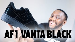 Nike Air Force 1 07 LX Vanta Black On Foot Sneaker Review QuickSchopes 754 Schopes HF9109 001 [upl. by Nialb]