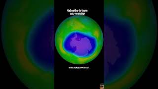 Ozone layer is healing itself science climatechange earth space ozone [upl. by Ahselyt]