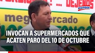 🔴🔵Paro de transportistas Comerciantes de Lima Norte invocan a supermercados que sumen a protesta [upl. by Rohn]