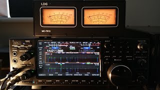 Icom IC7610 with LDG MC7610 [upl. by Assennev]