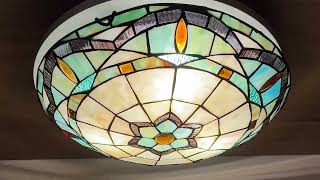 Stunning Tiffany ceiling lamp [upl. by Ryter568]