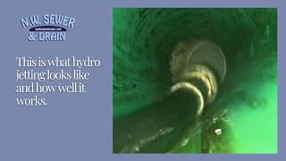 Hydrojetting The Ultimate Solution for Clogged Pipes  NW Sewer and Drain  Seattle Hydro Jetting [upl. by Teufert]