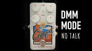 ElectroHarmonix Canyon Delay amp Looper DMM Mode [upl. by Ennayar463]