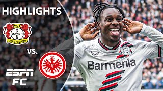 🚨 THE STREAK EXTENDS TO 48 🚨 Bayer Leverkusen vs Eintracht Frankfurt  Bundesliga Highlights [upl. by Ainsworth]