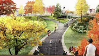 New greenway to connect Detroit riverfront with Corktown Southwest Detroit [upl. by Pich123]