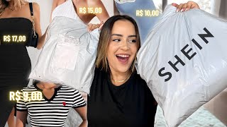 AS ROUPAS MAIS BARATAS QUE COMPREI NA SHEIN  Abrindo minhas comprinhas da live [upl. by Calloway]