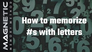 How To Memorize Numbers With Letters [upl. by Elsinore]