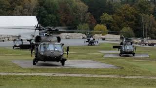 US Army Blackhawk helicopter at training area Hohenfels  Combined Resolve oktober 2023 [upl. by Anna]