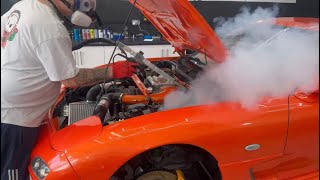 Dry Ice Blasting a Mazda RX7 engine bay and under chassis with 30 years of dirt remove [upl. by Lutim986]