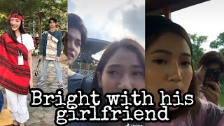 BRIGHT VACHIRAWIT WITH HIS GIRLFRIEND RANDOM VIDEOS TOGETHER [upl. by Zoilla505]