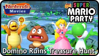 Super Mario Party  Domino Ruins Treasure Hunt Partner Party 2 Players 10 Turns Master [upl. by Roye]