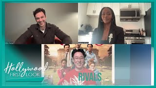 RIVALS 2024  Interviews with Nafessa Williams and Aidan Turner on their new tv show [upl. by Isaacson193]