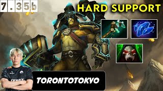 TORONTOTOKYO Elder Titan Hard Support  Dota 2 Patch 735b Pro Gameplay [upl. by Akienahs739]