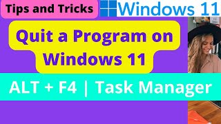 How to force Quit an app on Windows 11 [upl. by Iverson]