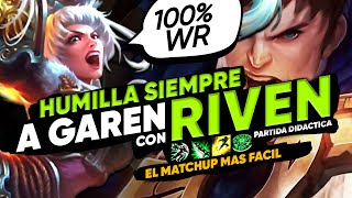 😱 ¡HUMILLAR A GAREN CON RIVEN ES MUY FACIL SI HACES ESTO [upl. by Otti]