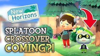 Animal Crossing New Horizons SPLATOON CROSSOVER Coming Soon [upl. by Elolcin]