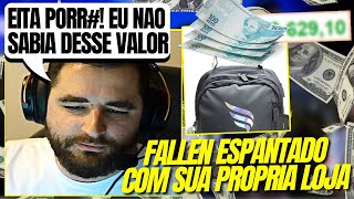 FALLEN FICA SEM GRAÇA AO VER VALOR DO SEU PRÓPRIO PRODUTO NA FALLENSTORE E EXPLICA [upl. by Bywoods285]