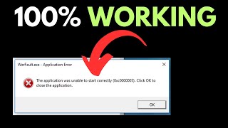 How to fix Werfault exe error on Windows [upl. by Africah]