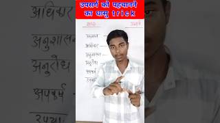 उपसर्ग को पहचानने का ट्रिक  Trick to identify prefix shorts education [upl. by Conal899]