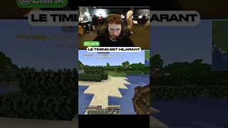 LAINK TOMBE SUR UN TIMING PARFAIT PENDANT LE ZEVENT 🤣🤣 Zevent laink memes france minecraft [upl. by Aslam]