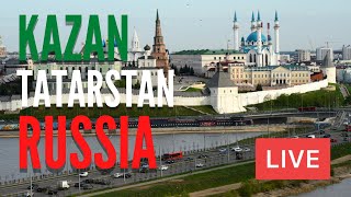 KAZAN The Republic of Tatarstan of Russia The THIRD Capital of Russia Founded in 1005 LIVE [upl. by Ardnola]