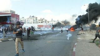 Palestinians clash with Israeli forces in West Bank rallies for Gaza  AFP [upl. by Ahsiken945]