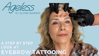 A step by step look at eyebrow tattooing [upl. by Lazor907]