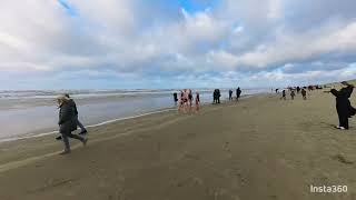 Nieuwjaarsduik 2024 Castricum [upl. by Worlock]