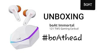 UNBOXING BOAT IMMORTAL 121 EARBUDS boathead [upl. by Dennison]